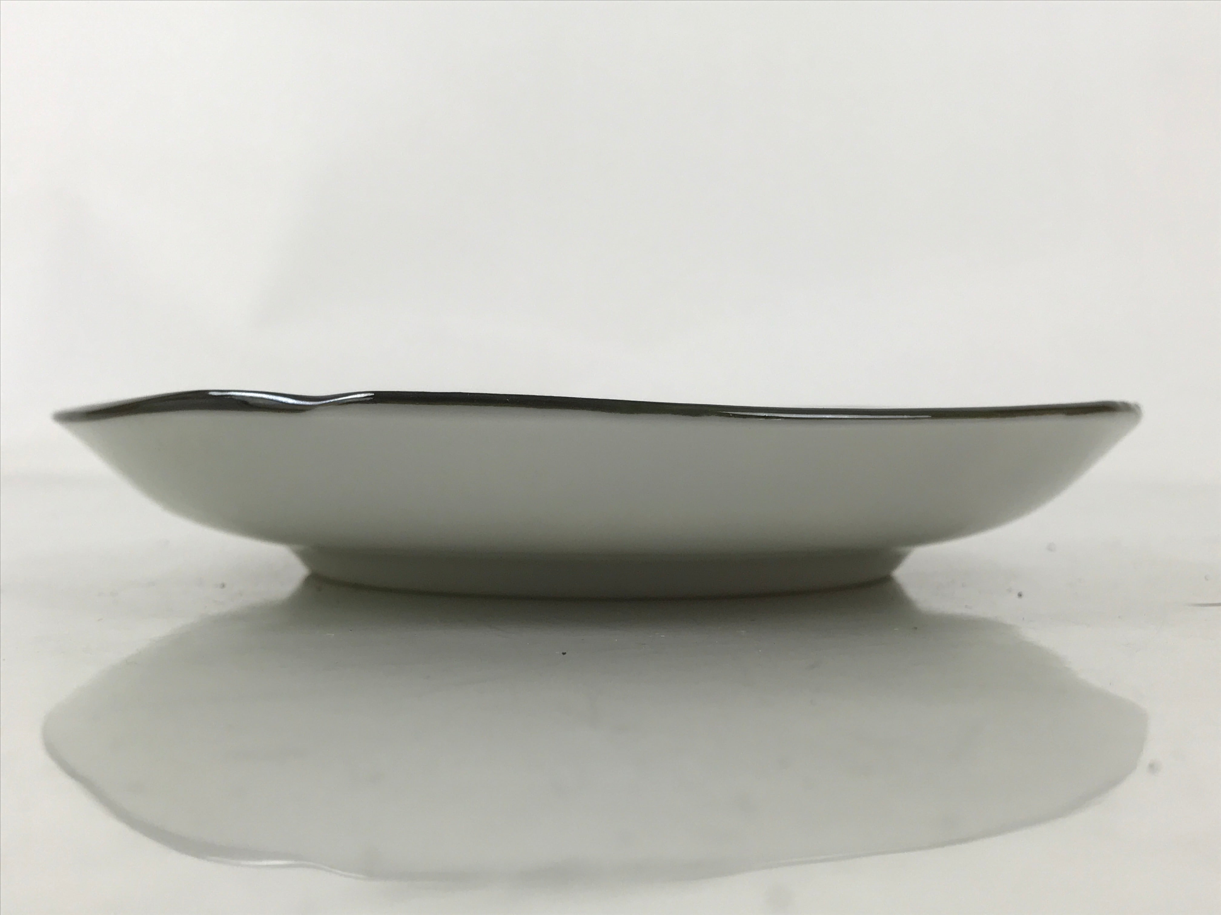 Japanese Porcelain Small Plate Kozara Vtg Sara Morning Glory Asagao Blue Y371