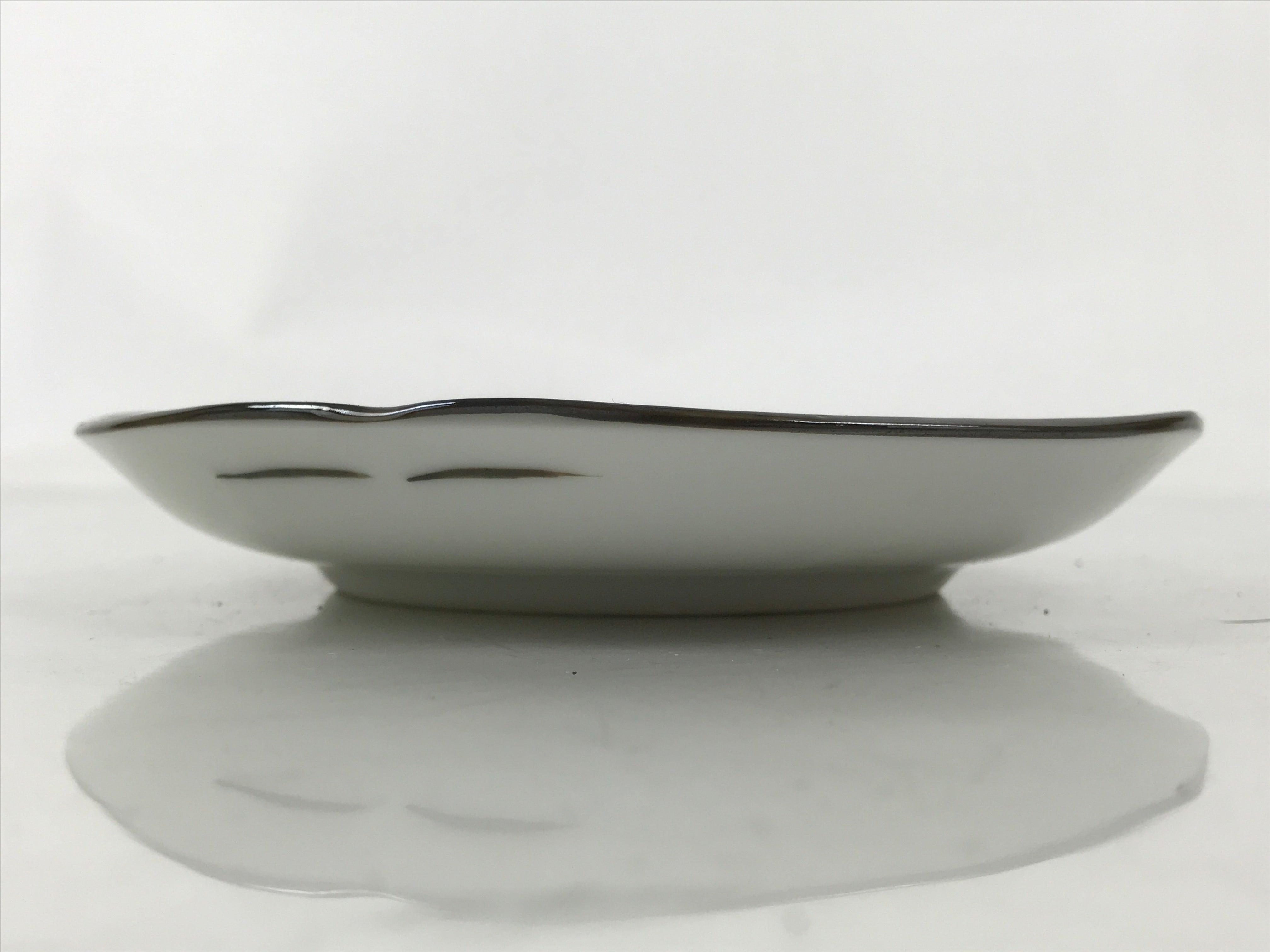 Japanese Porcelain Small Plate Kozara Vtg Sara Morning Glory Asagao Blue Y371