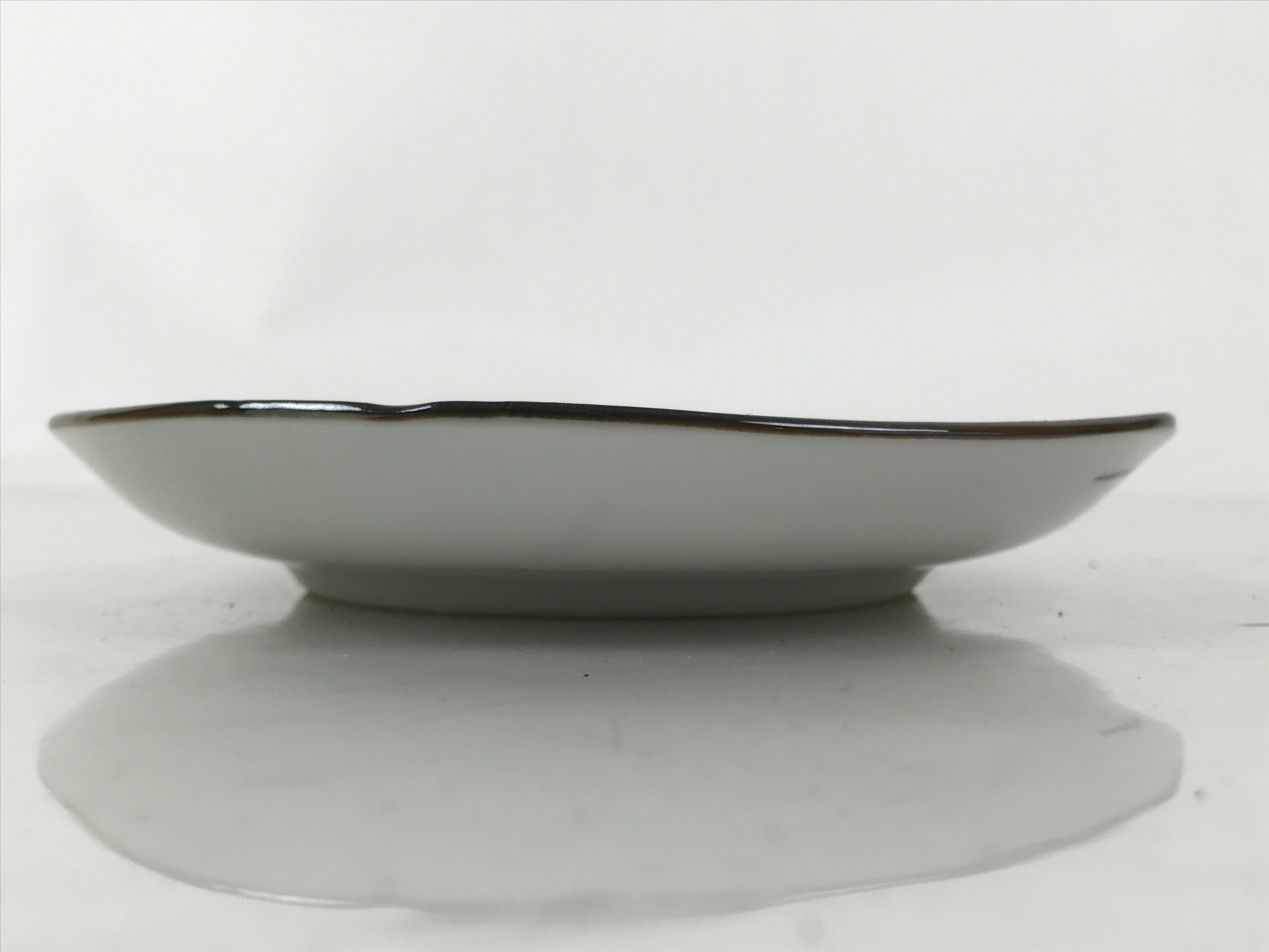 Japanese Porcelain Small Plate Kozara Vtg Sara Morning Glory Asagao Blue Y371