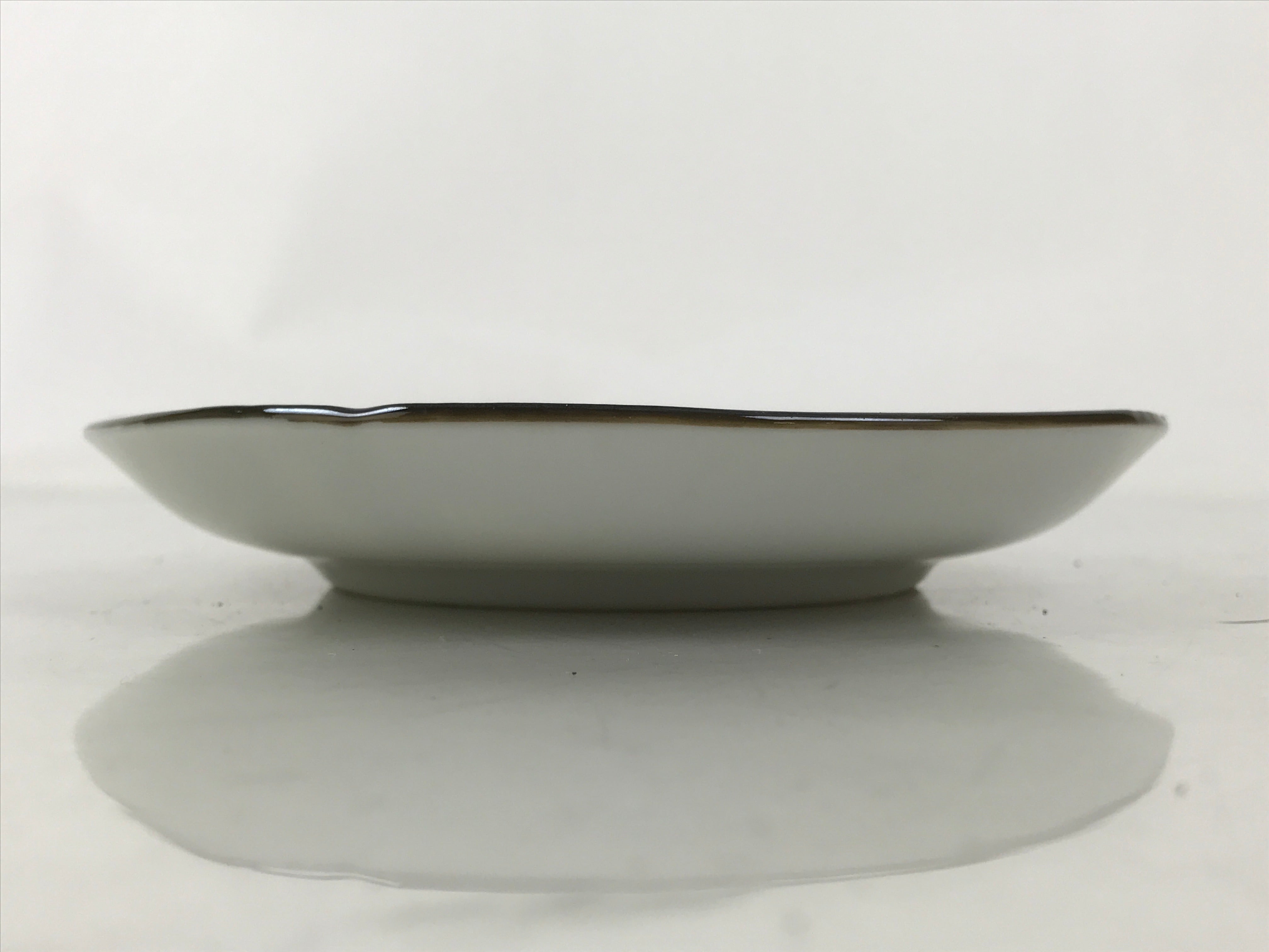 Japanese Porcelain Small Plate Kozara Vtg Sara Morning Glory Asagao Blue Y371