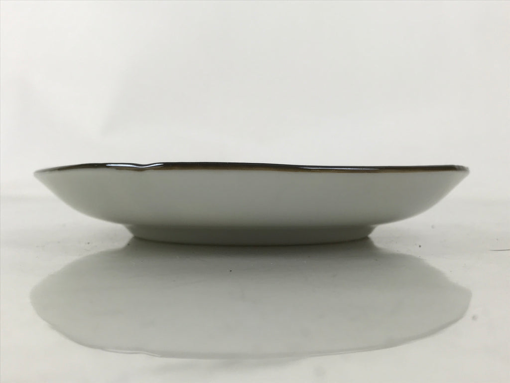 Japanese Porcelain Small Plate Kozara Vtg Sara Morning Glory Asagao Blue Y371