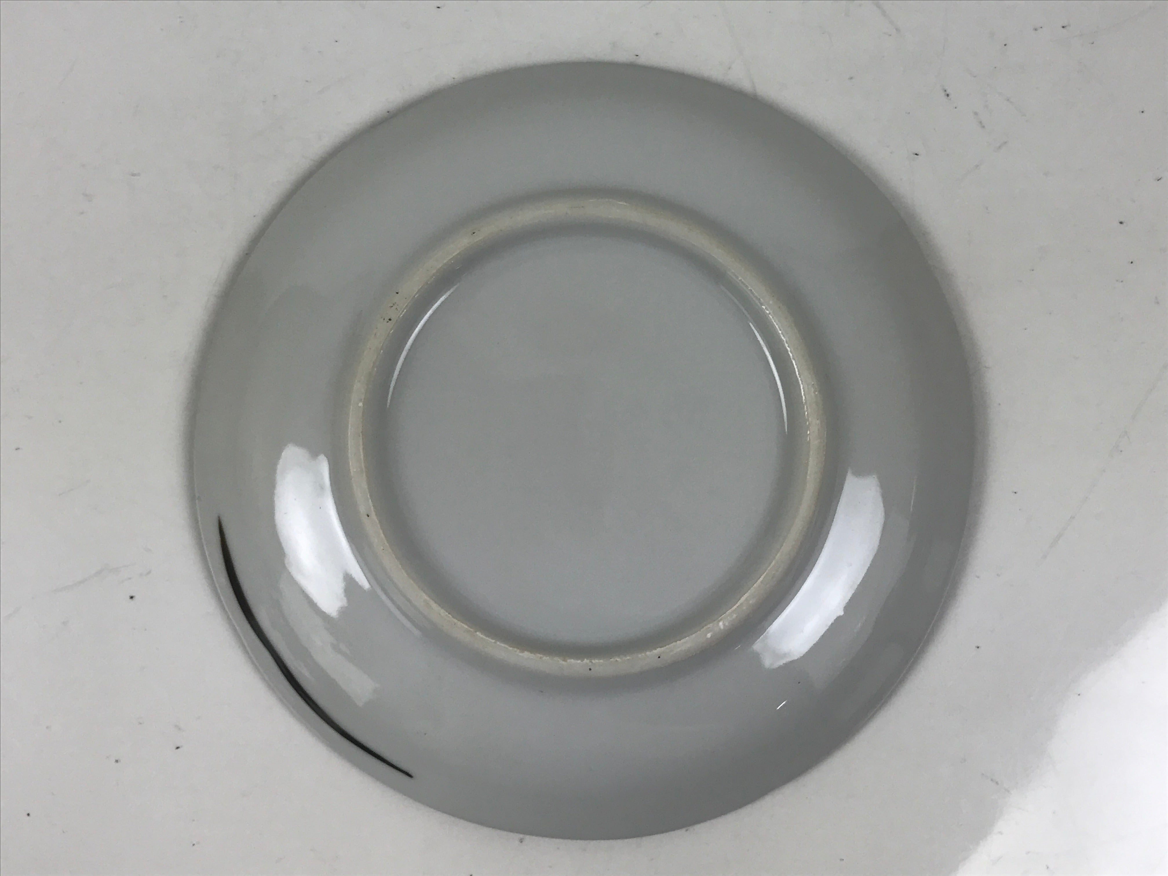 Japanese Porcelain Small Plate Kozara Vtg Sara Morning Glory Asagao Blue Y372