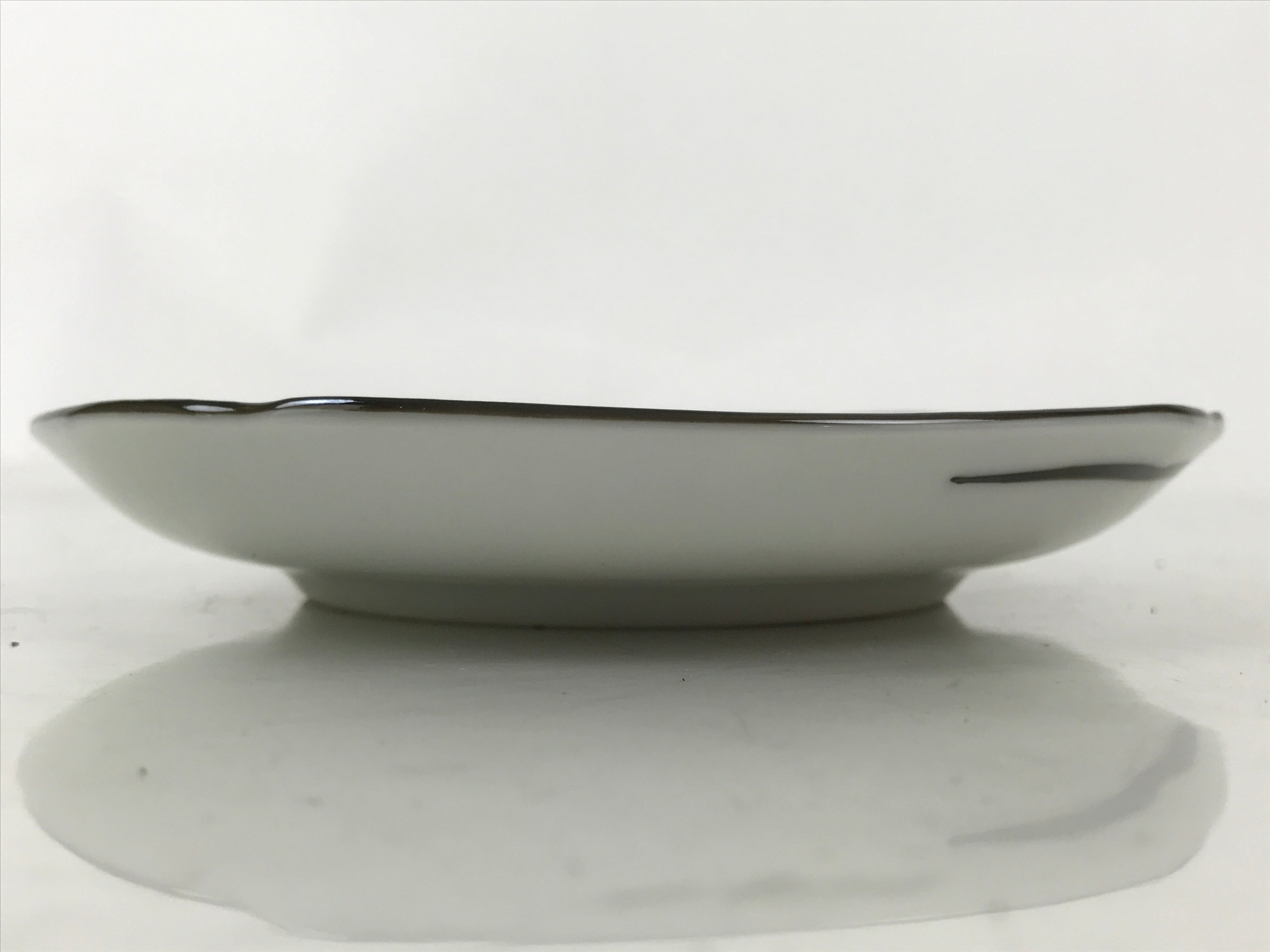 Japanese Porcelain Small Plate Kozara Vtg Sara Morning Glory Asagao Blue Y372