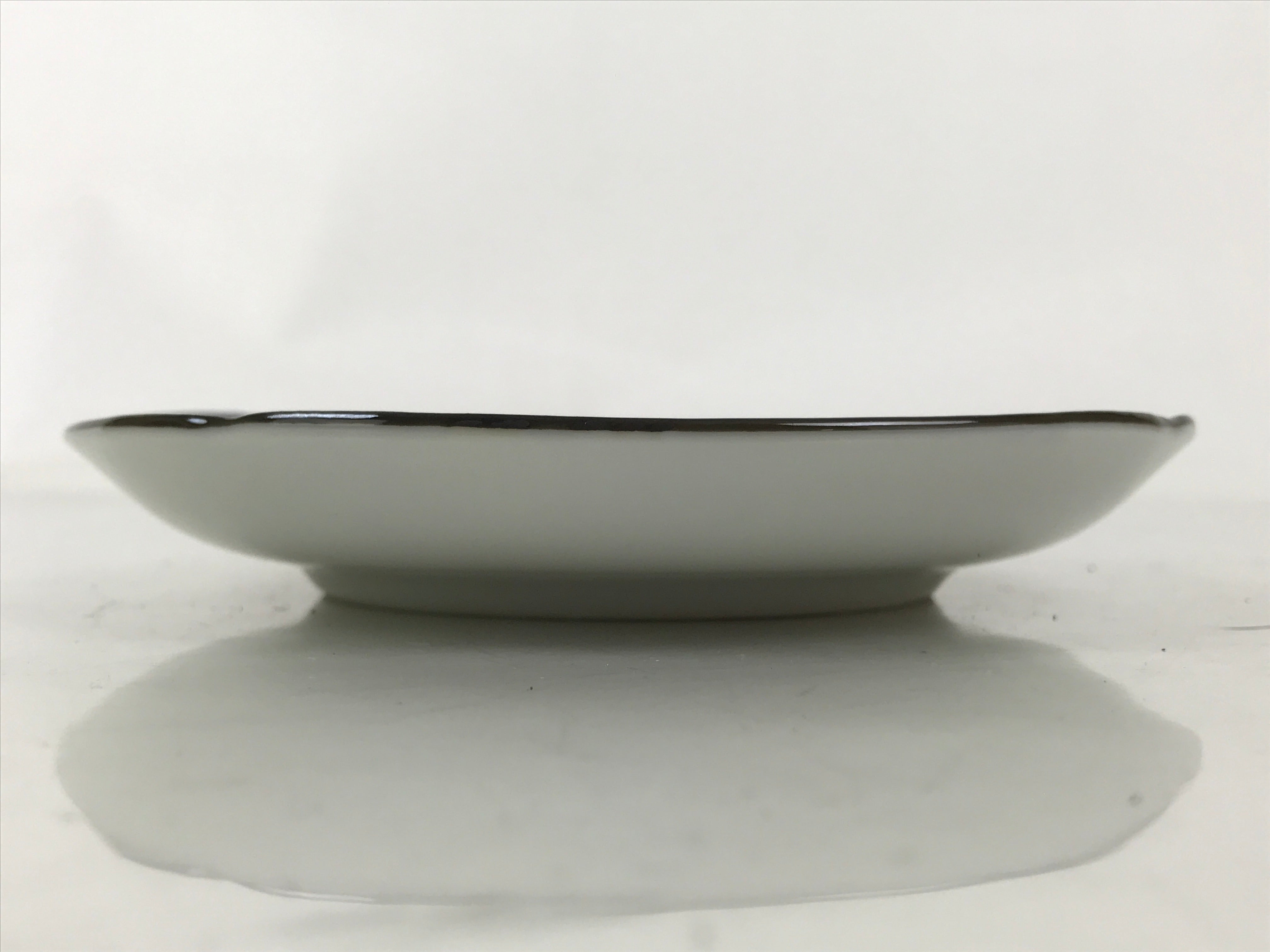 Japanese Porcelain Small Plate Kozara Vtg Sara Morning Glory Asagao Blue Y372