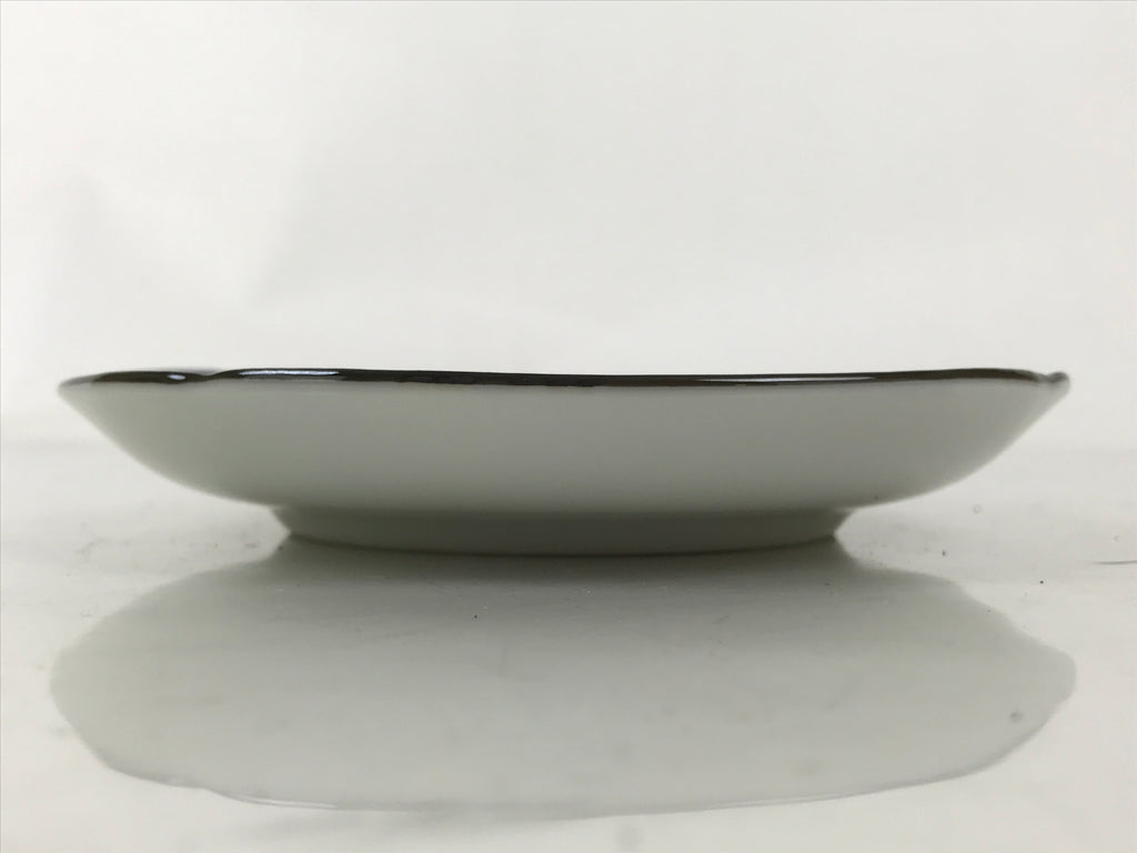 Japanese Porcelain Small Plate Kozara Vtg Sara Morning Glory Asagao Blue Y372