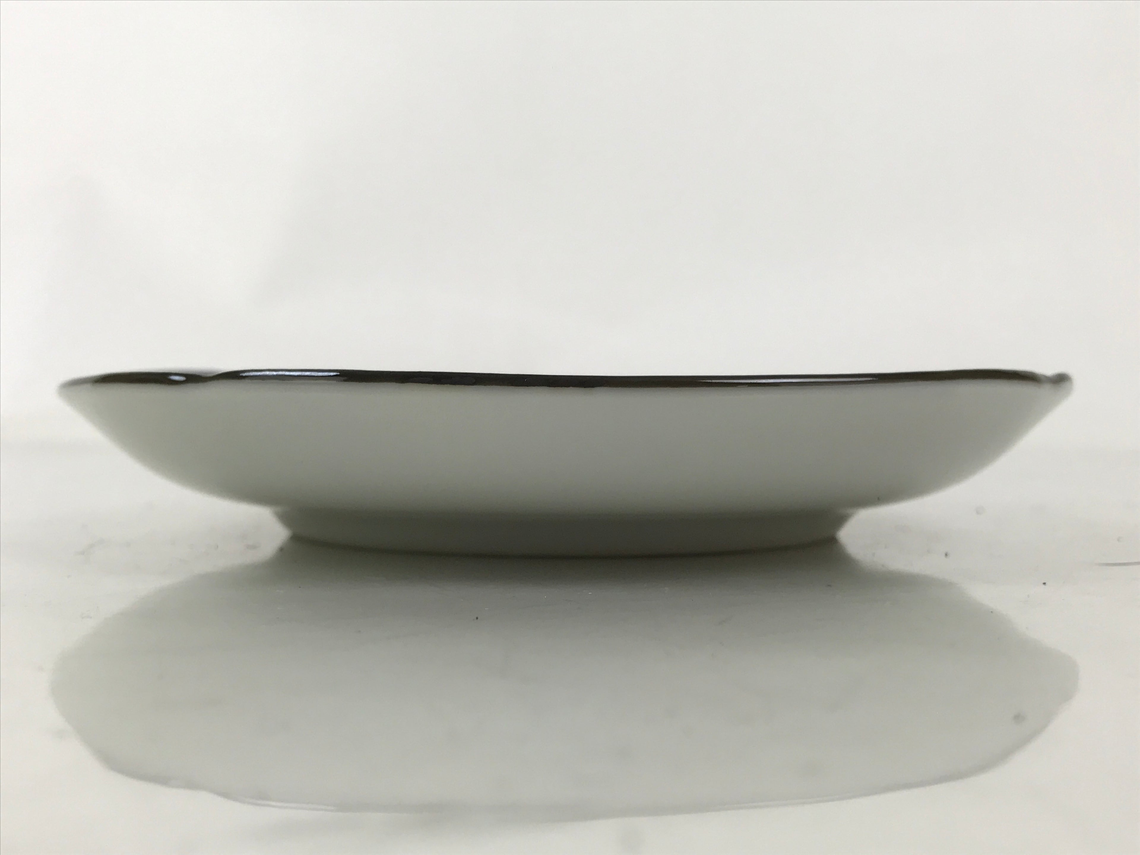 Japanese Porcelain Small Plate Kozara Vtg Sara Morning Glory Asagao Blue Y372