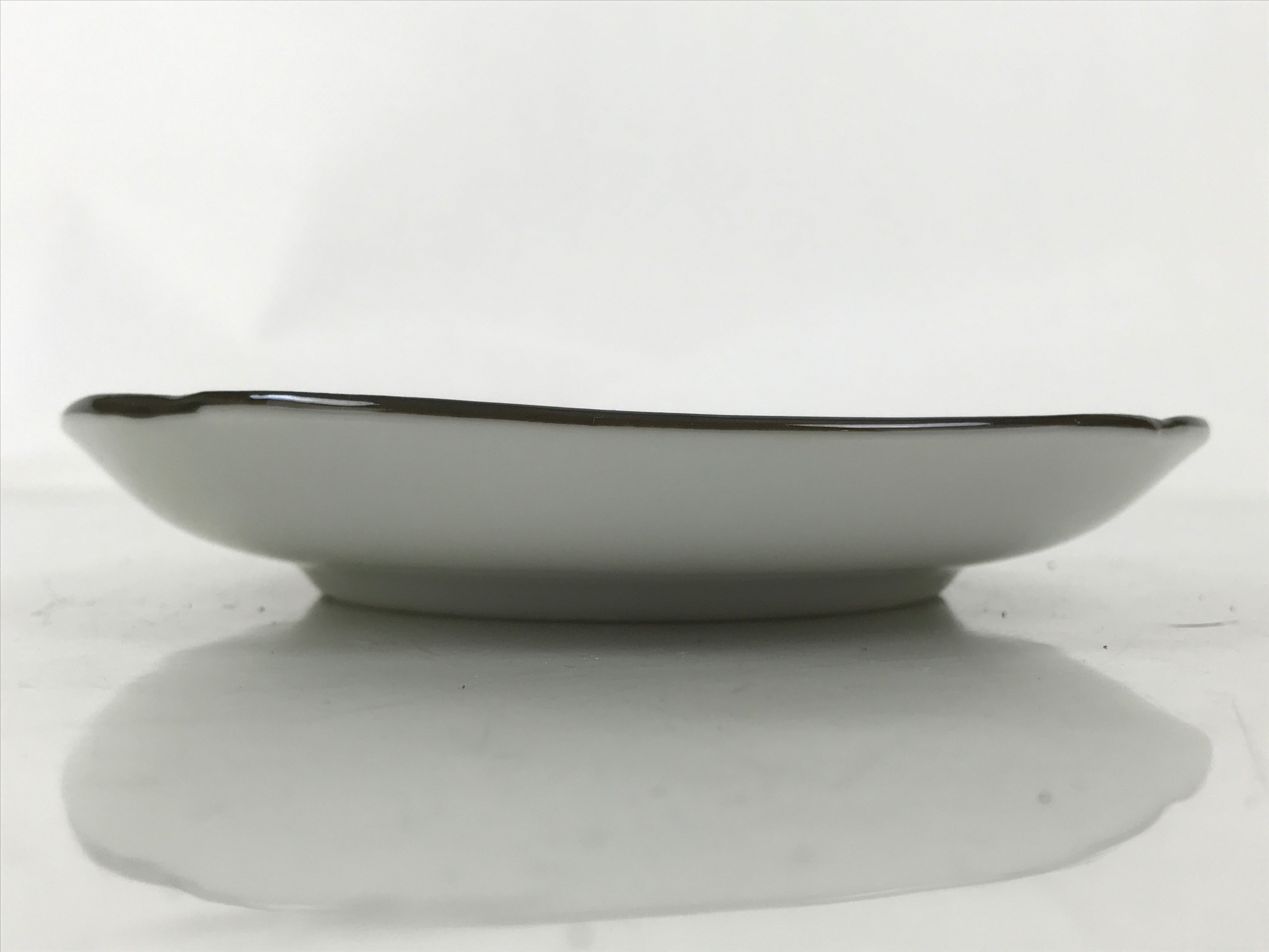 Japanese Porcelain Small Plate Kozara Vtg Sara Morning Glory Asagao Blue Y372