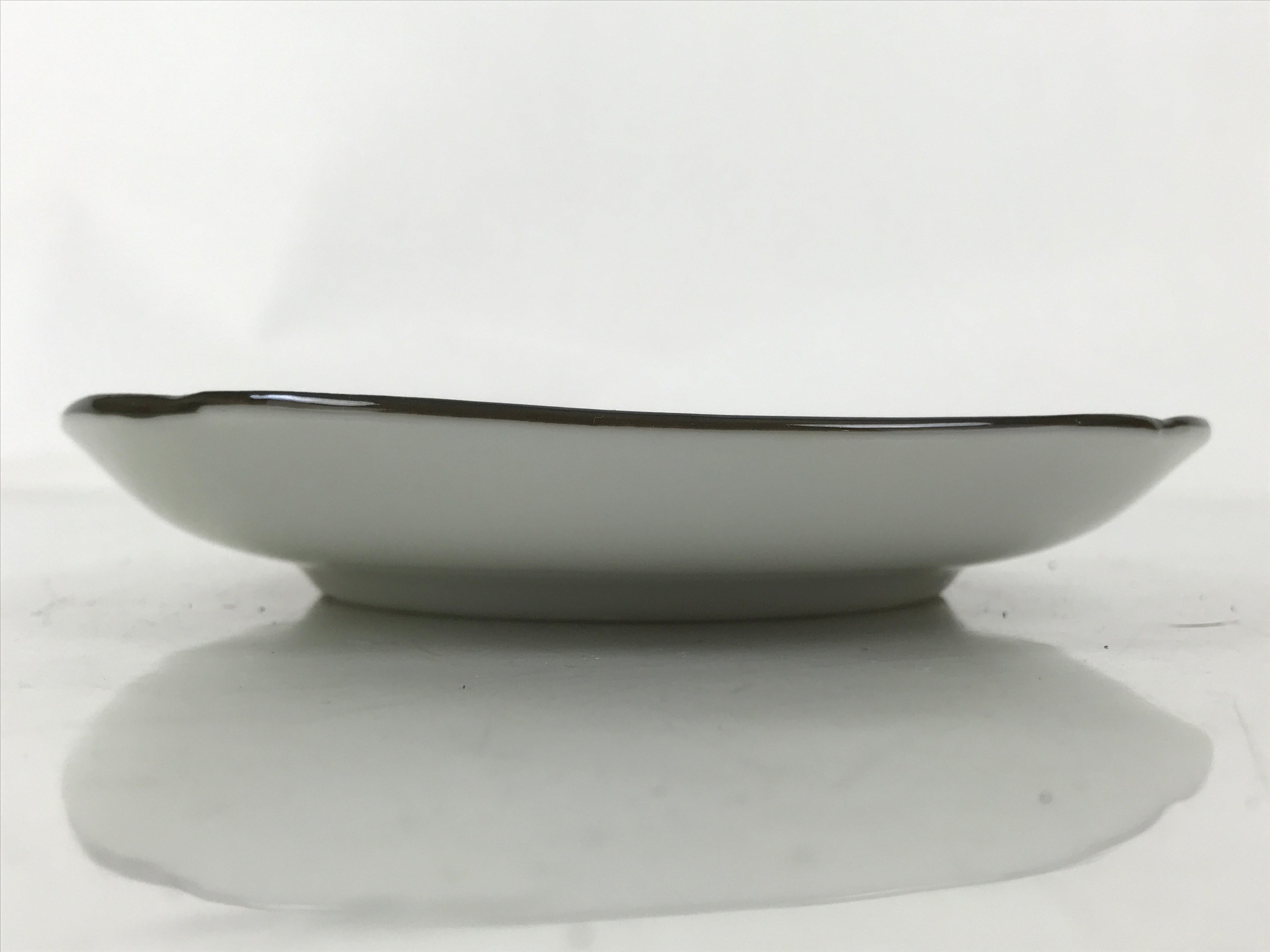 Japanese Porcelain Small Plate Kozara Vtg Sara Morning Glory Asagao Blue Y372