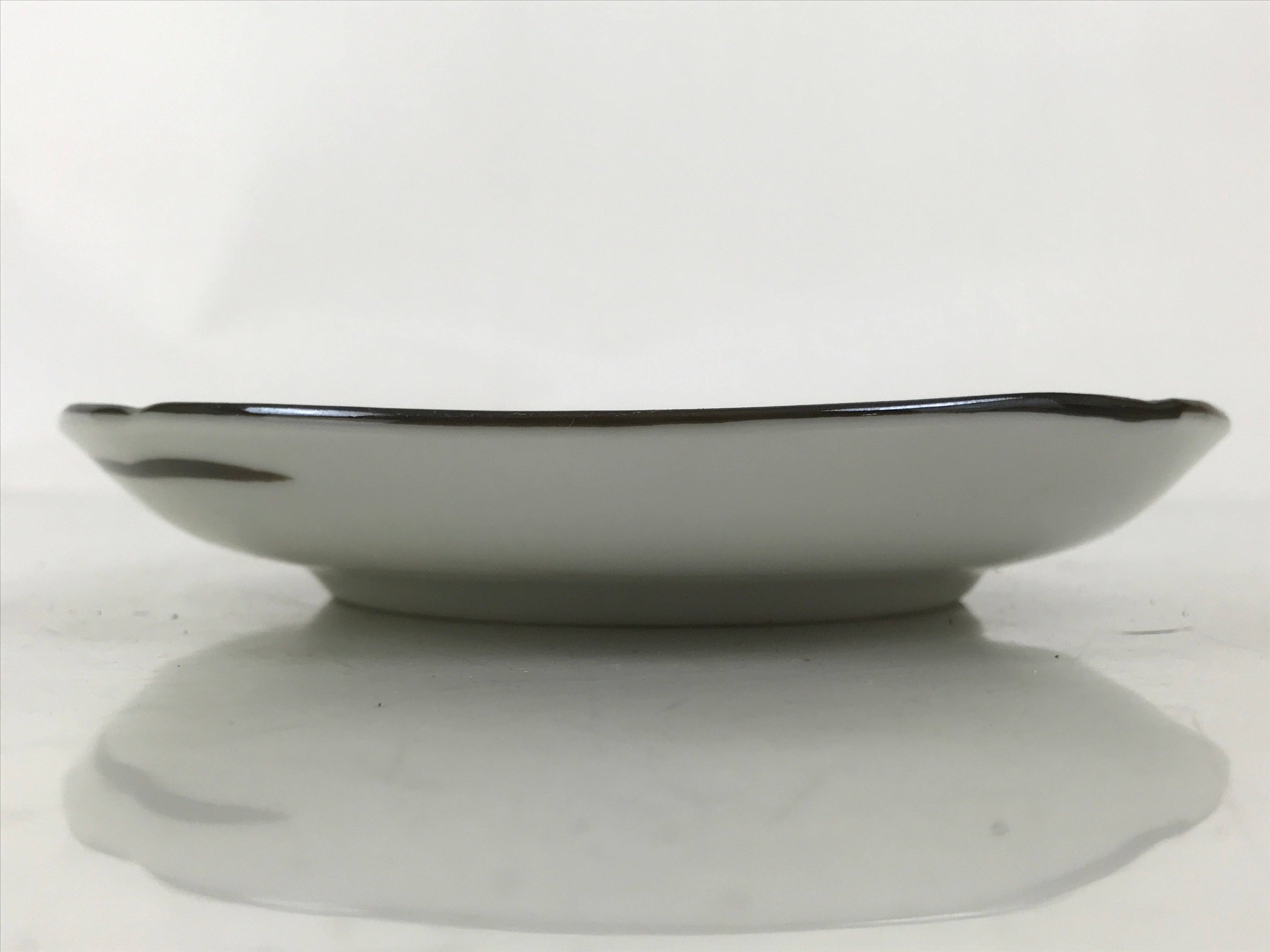 Japanese Porcelain Small Plate Kozara Vtg Sara Morning Glory Asagao Blue Y372