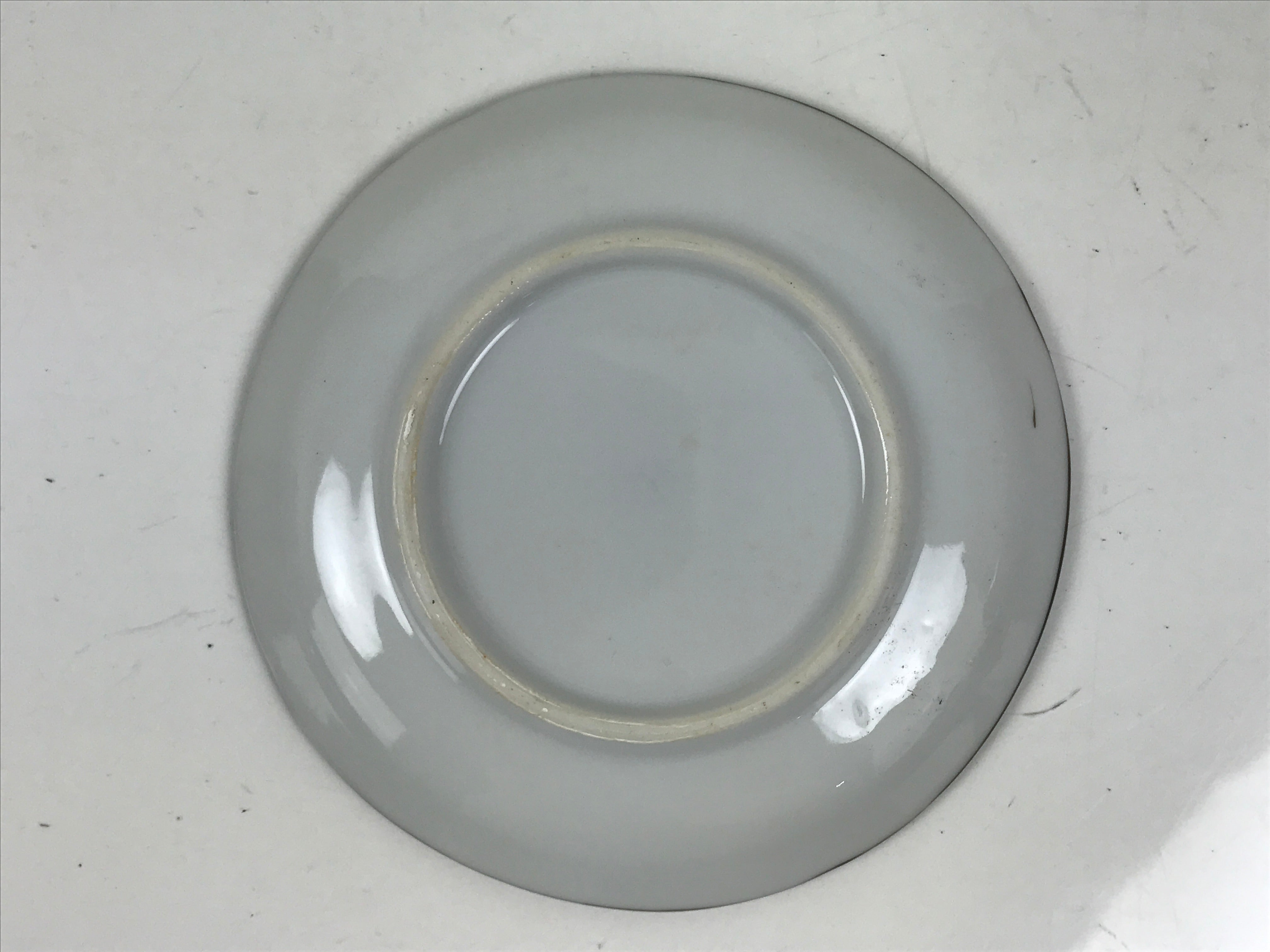 Japanese Porcelain Small Plate Kozara Vtg Sara Morning Glory Asagao Blue Y373