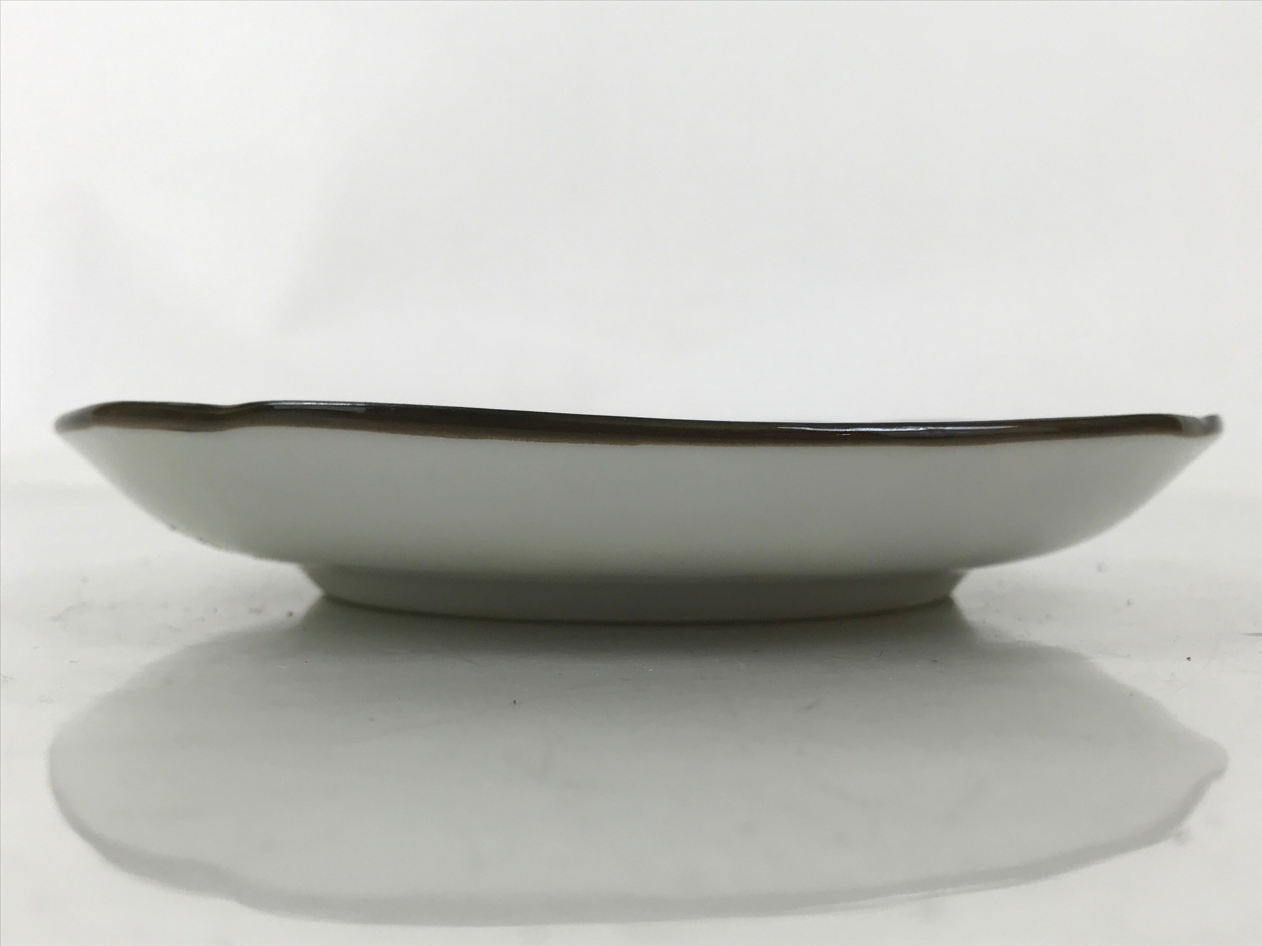 Japanese Porcelain Small Plate Kozara Vtg Sara Morning Glory Asagao Blue Y373