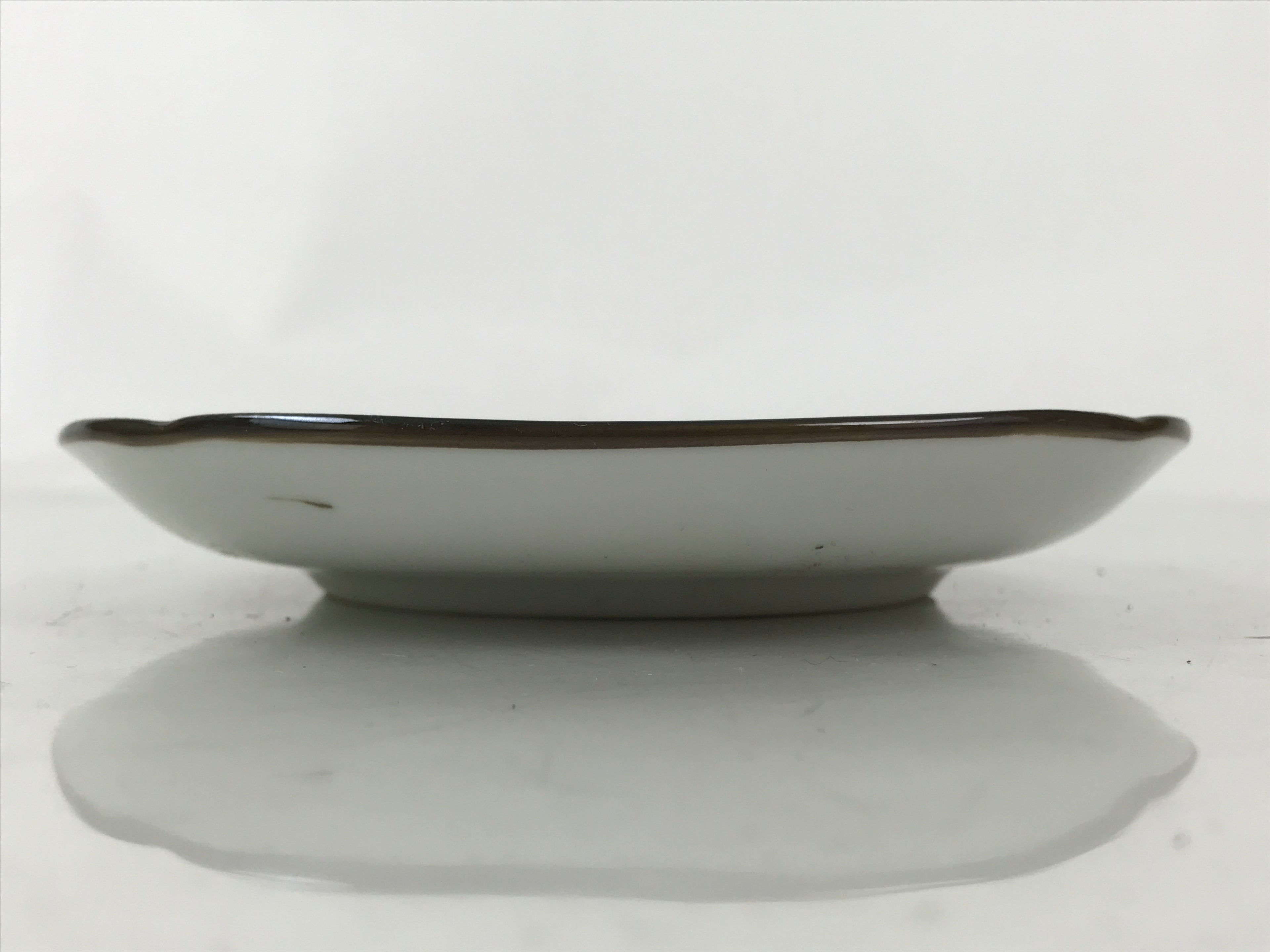 Japanese Porcelain Small Plate Kozara Vtg Sara Morning Glory Asagao Blue Y373