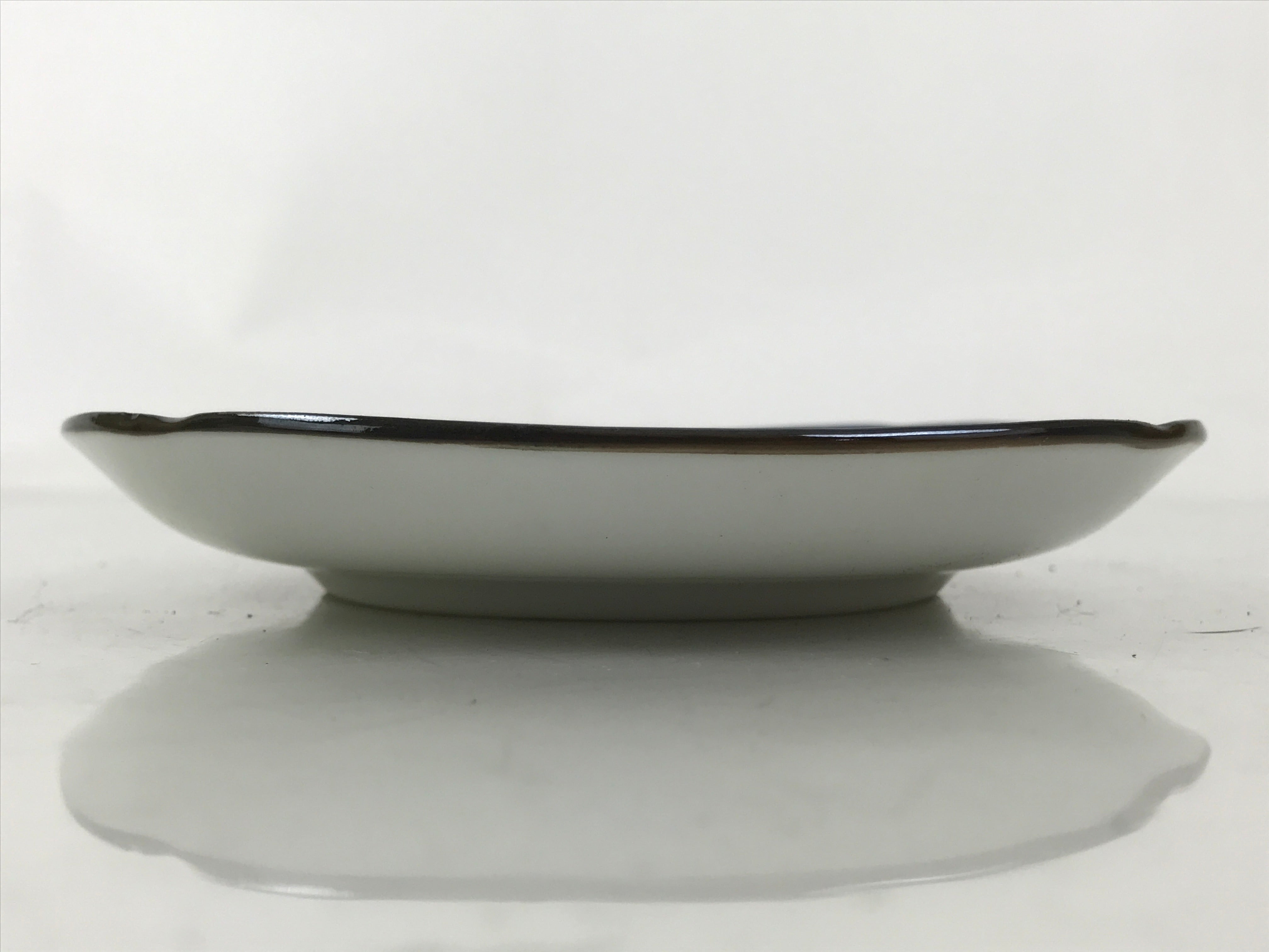 Japanese Porcelain Small Plate Kozara Vtg Sara Morning Glory Asagao Blue Y373