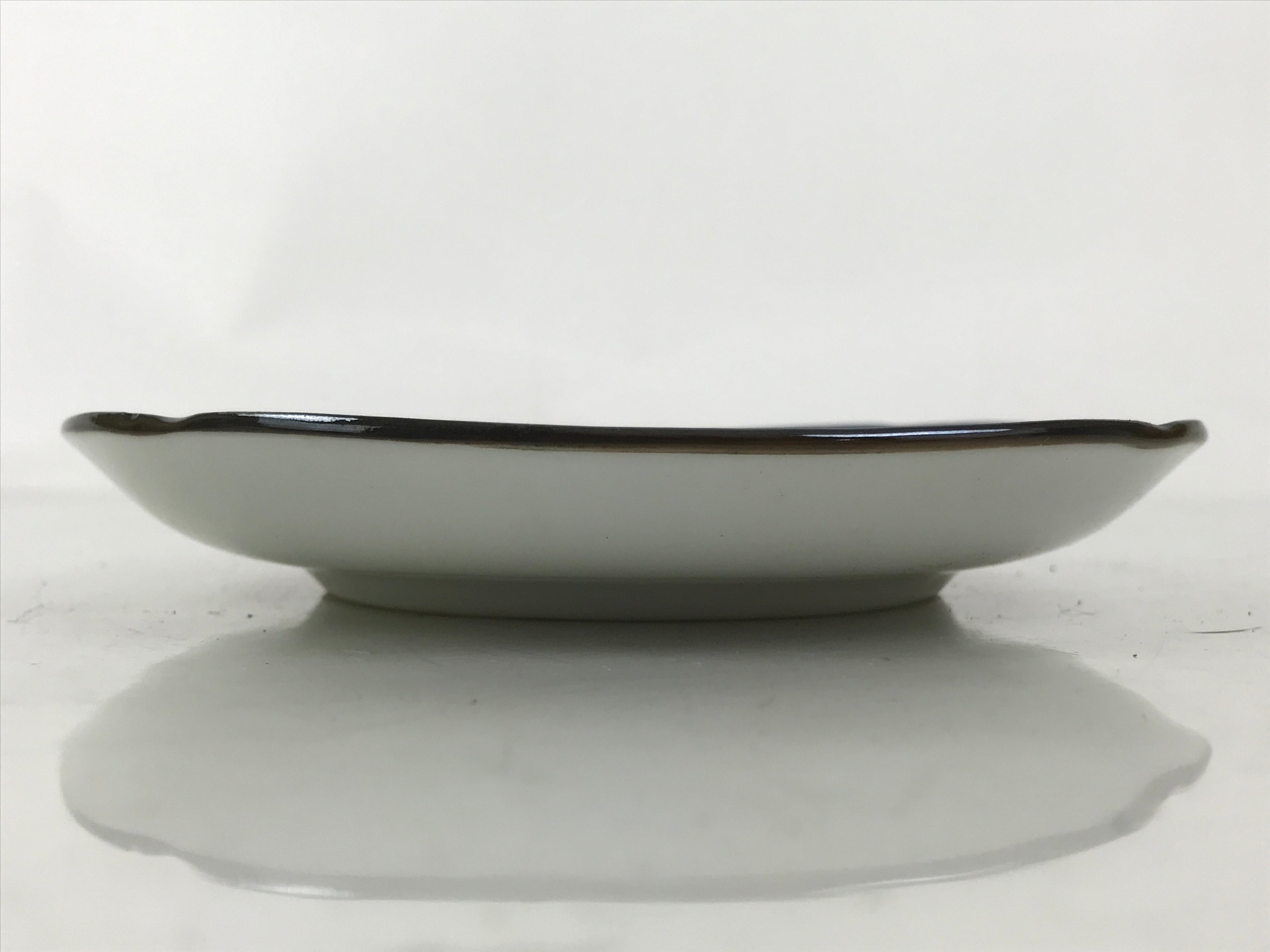 Japanese Porcelain Small Plate Kozara Vtg Sara Morning Glory Asagao Blue Y373