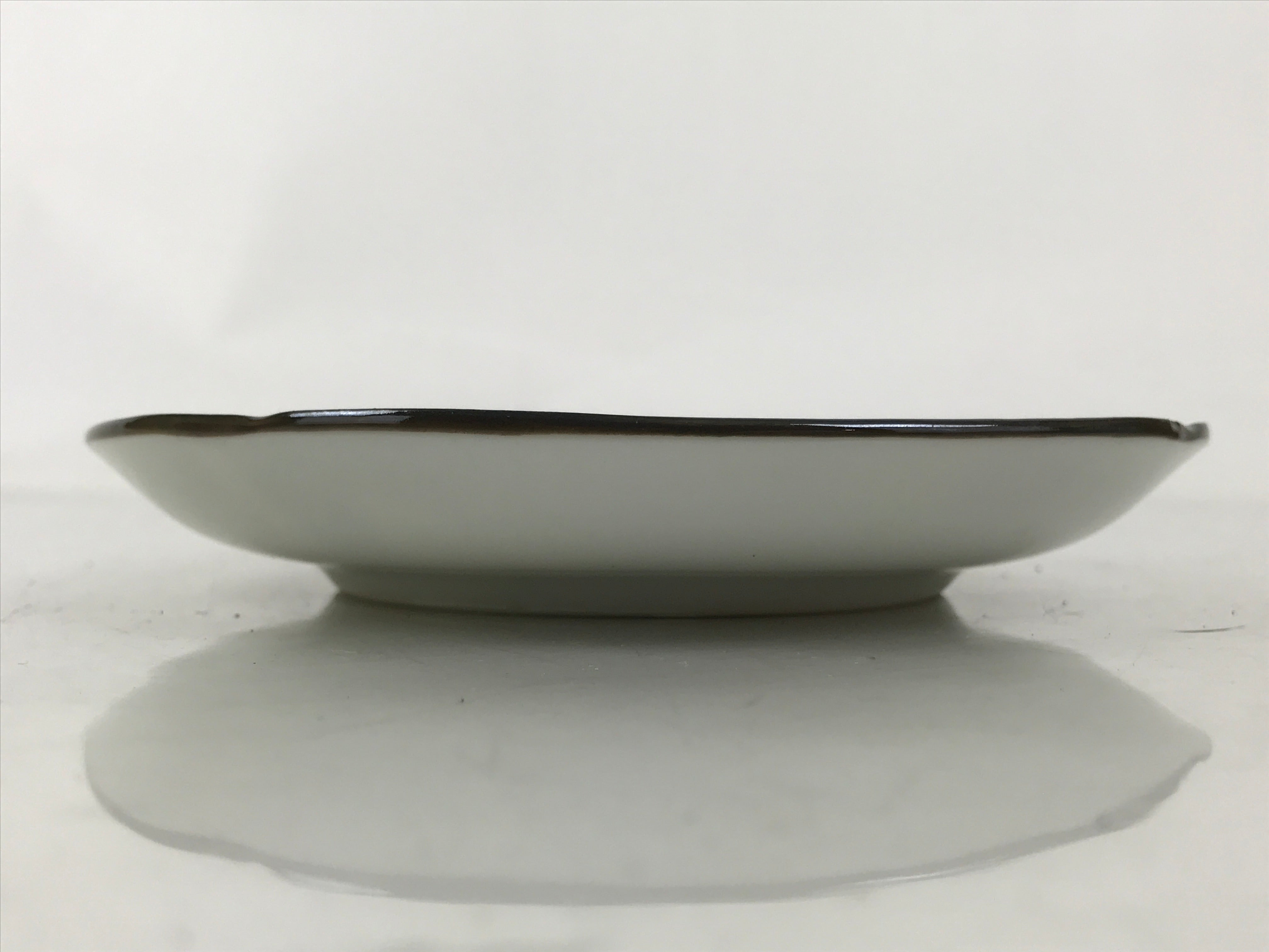 Japanese Porcelain Small Plate Kozara Vtg Sara Morning Glory Asagao Blue Y373