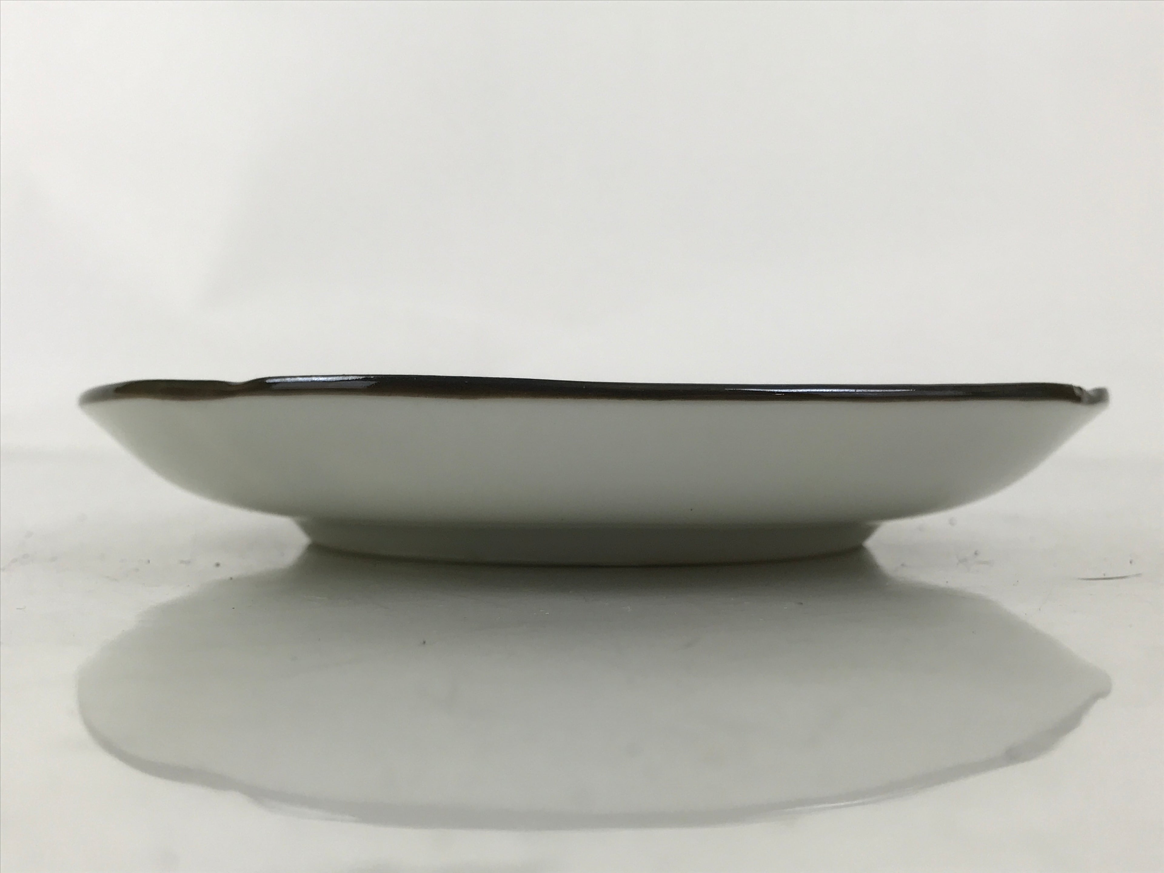 Japanese Porcelain Small Plate Kozara Vtg Sara Morning Glory Asagao Blue Y373