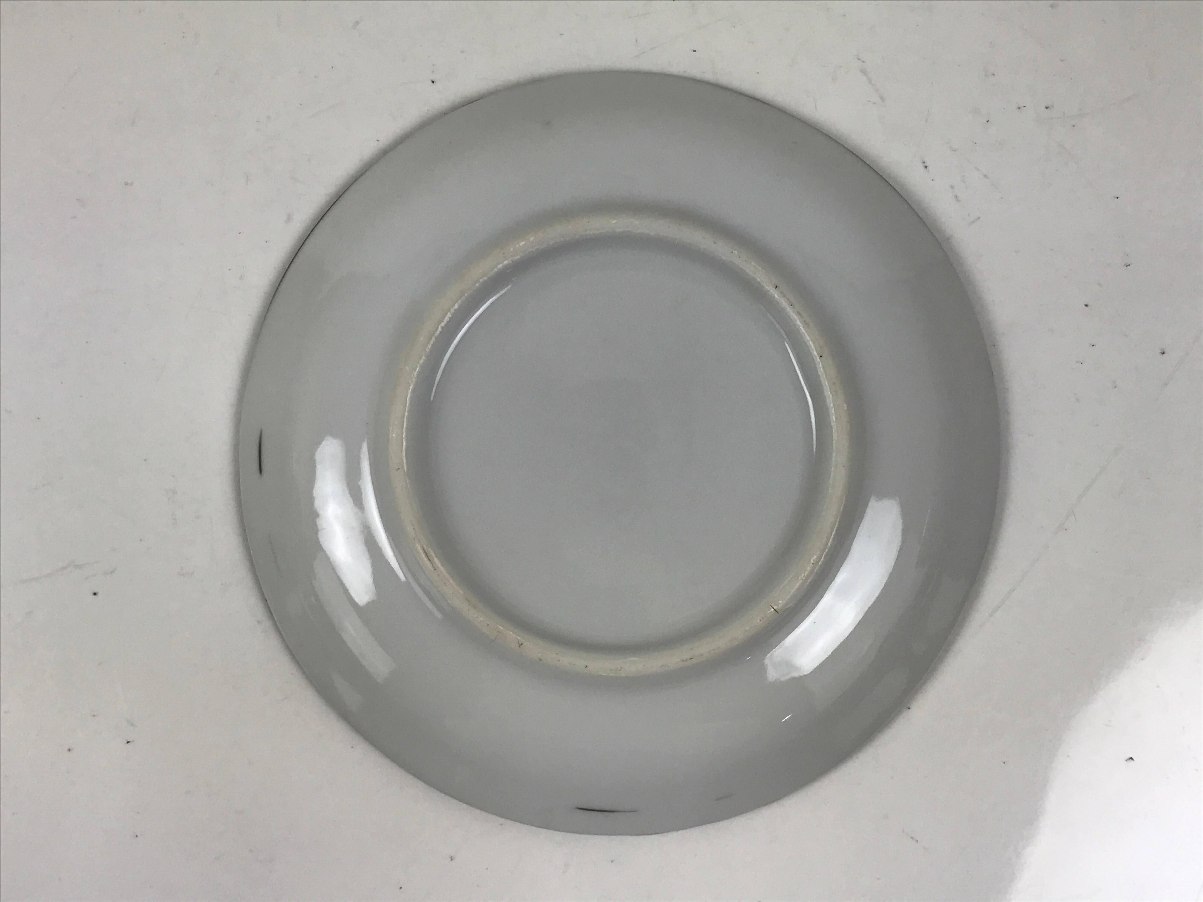 Japanese Porcelain Small Plate Kozara Vtg Sara Morning Glory Asagao Blue Y374