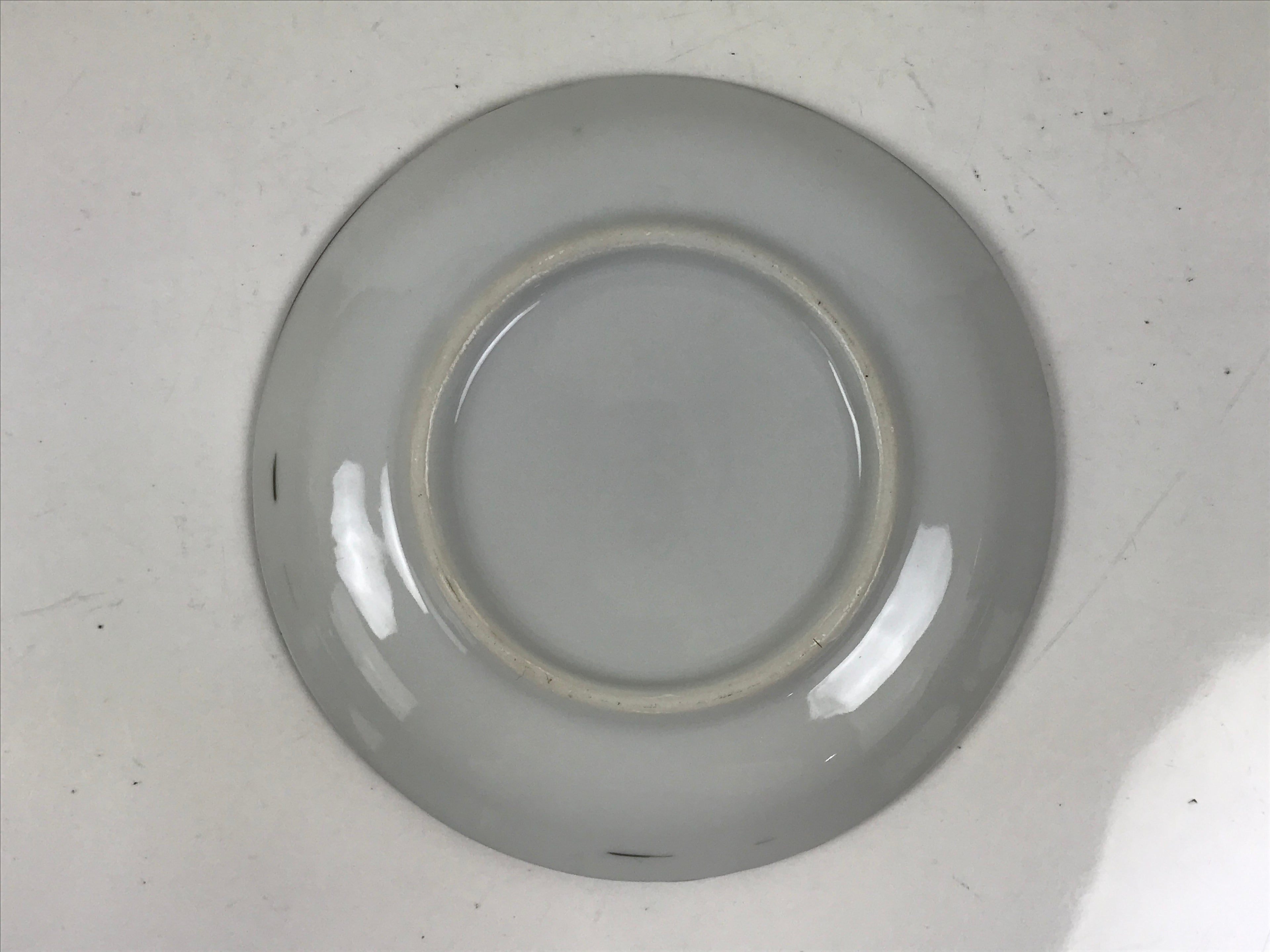 Japanese Porcelain Small Plate Kozara Vtg Sara Morning Glory Asagao Blue Y374