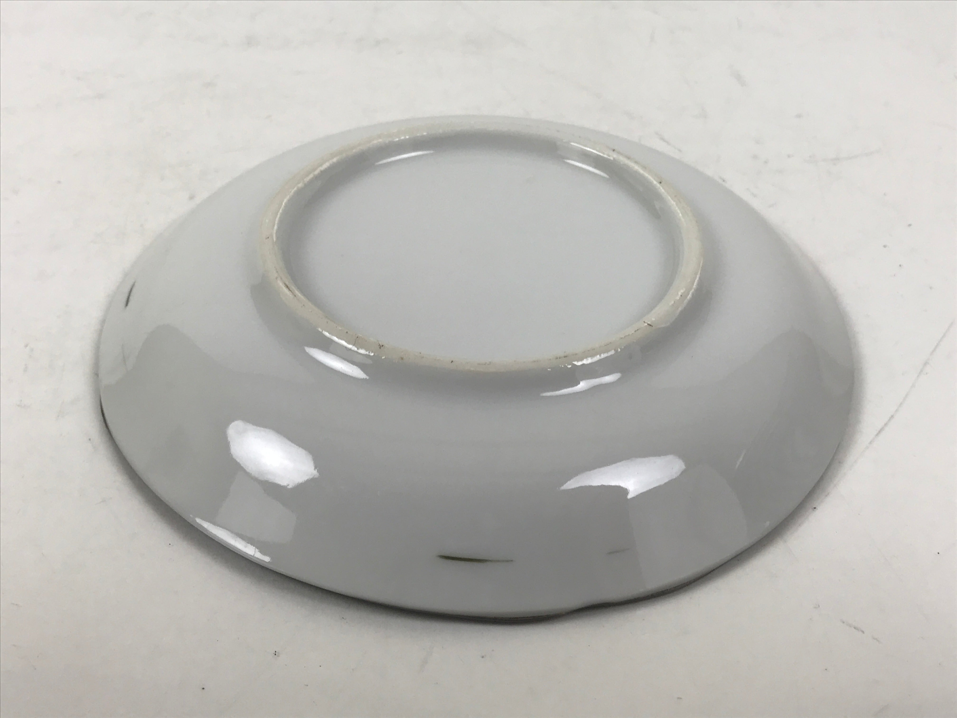 Japanese Porcelain Small Plate Kozara Vtg Sara Morning Glory Asagao Blue Y374