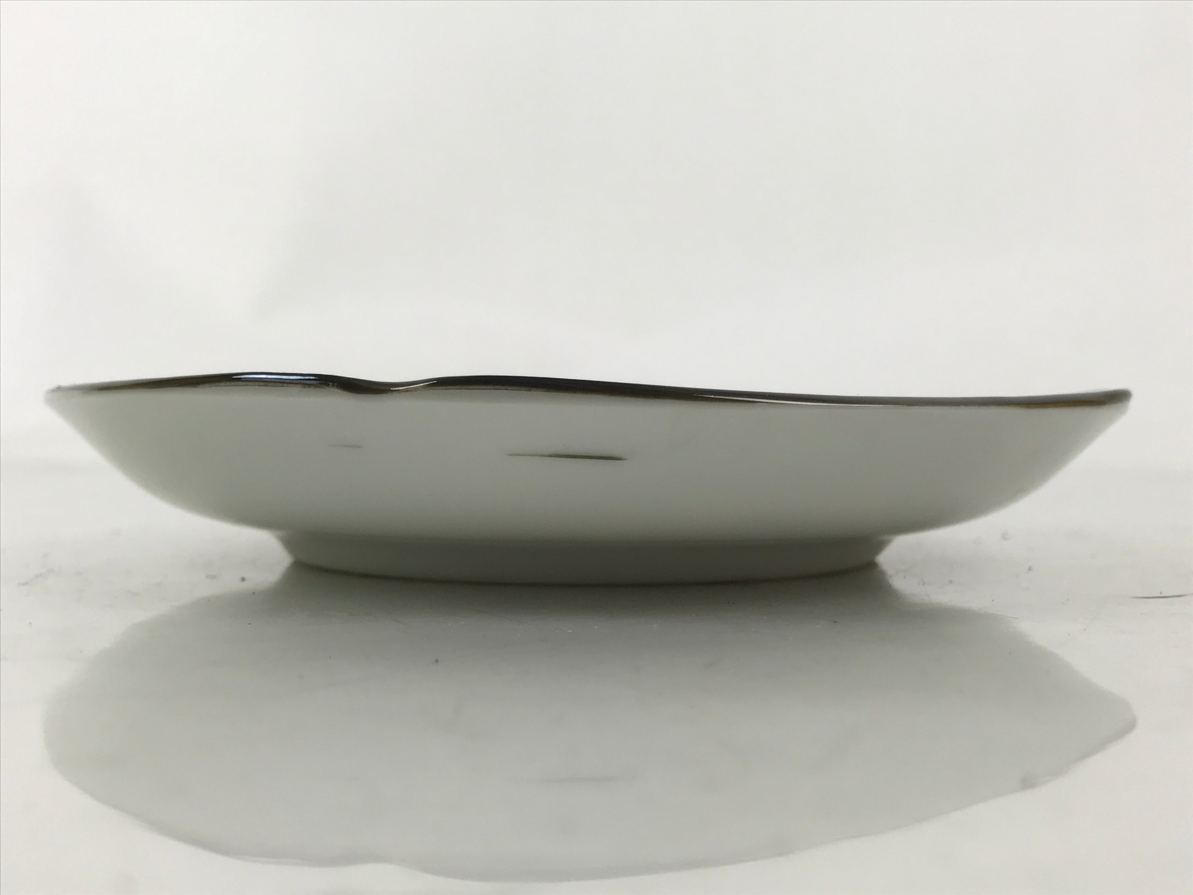 Japanese Porcelain Small Plate Kozara Vtg Sara Morning Glory Asagao Blue Y374