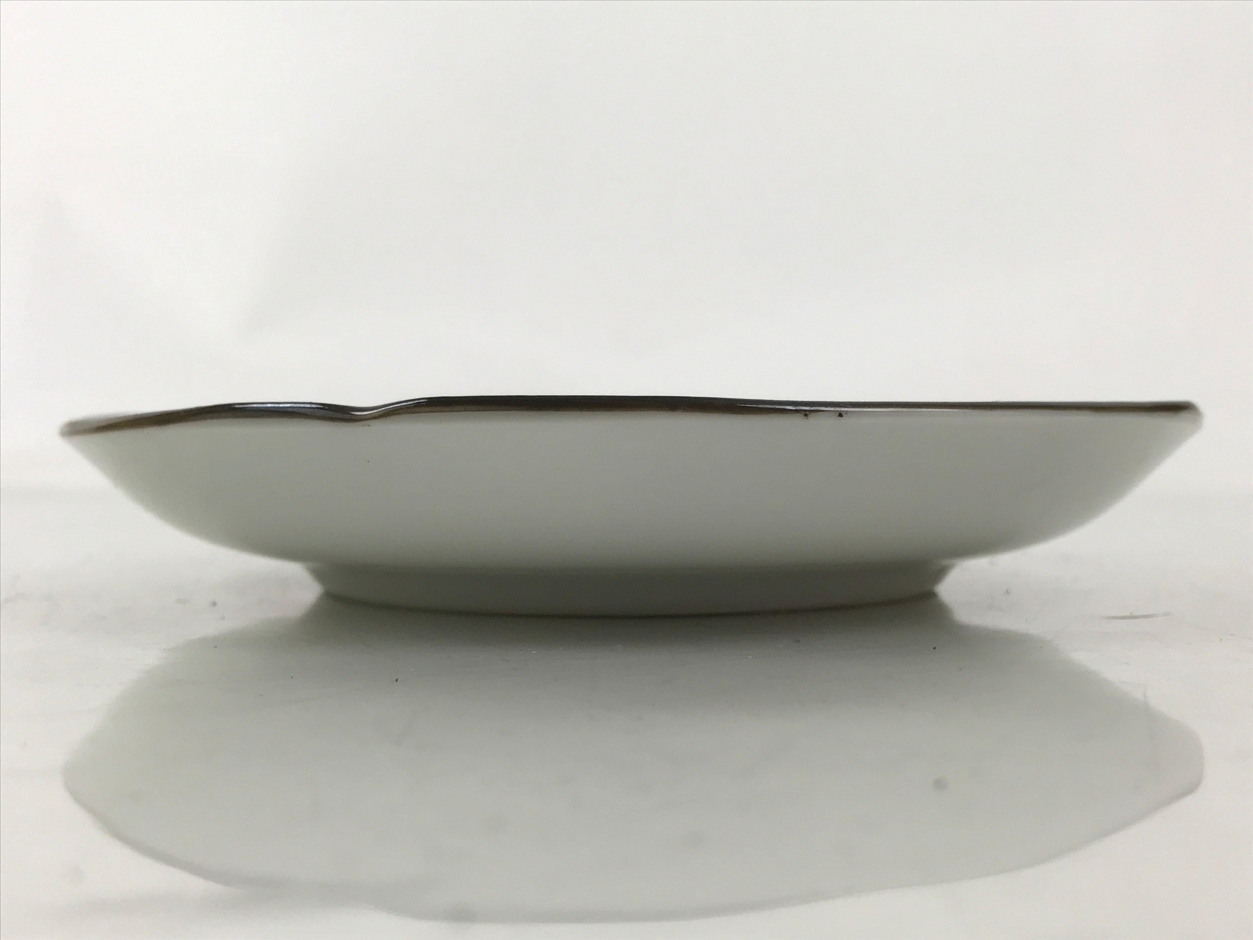 Japanese Porcelain Small Plate Kozara Vtg Sara Morning Glory Asagao Blue Y374