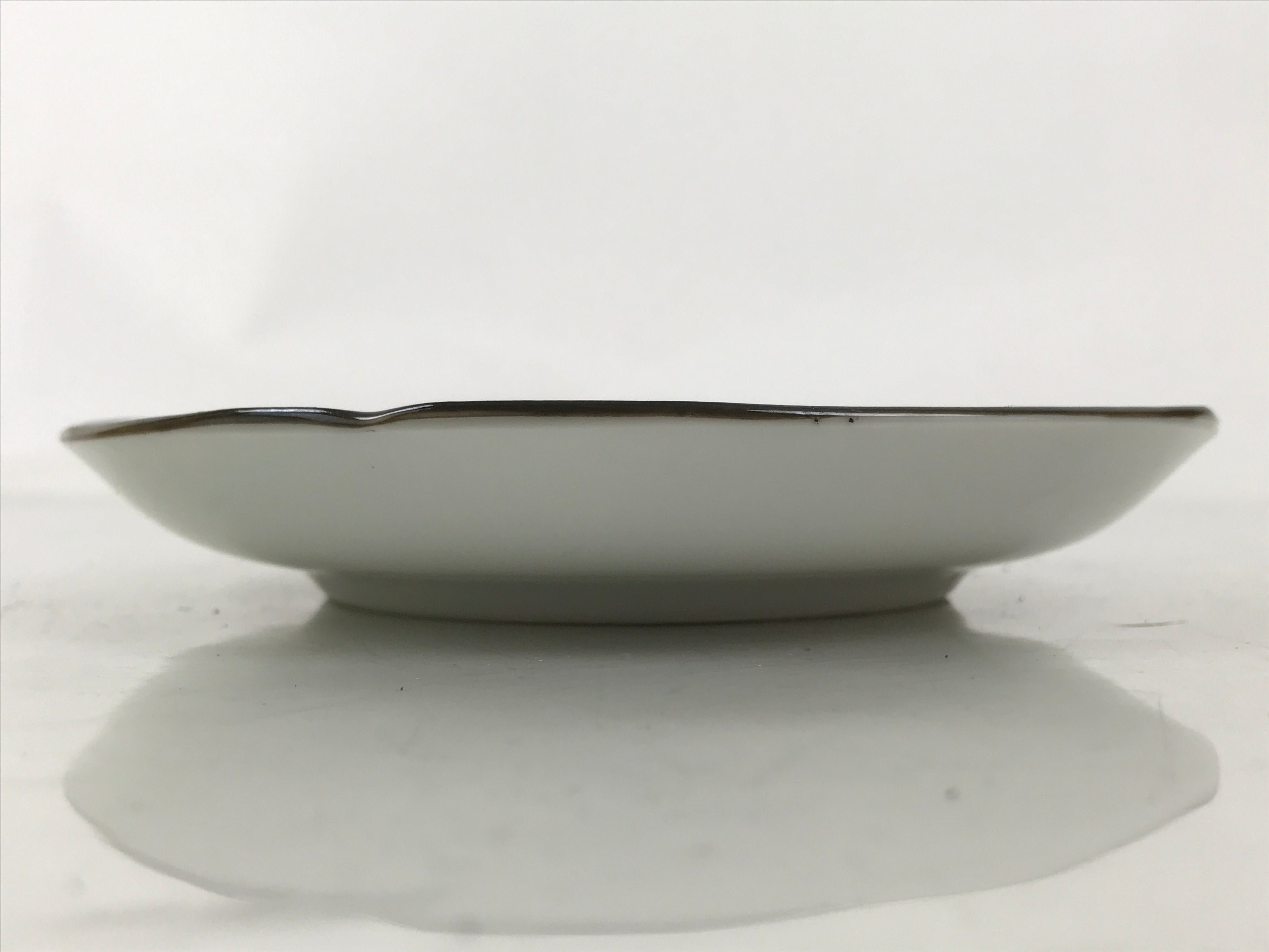 Japanese Porcelain Small Plate Kozara Vtg Sara Morning Glory Asagao Blue Y374