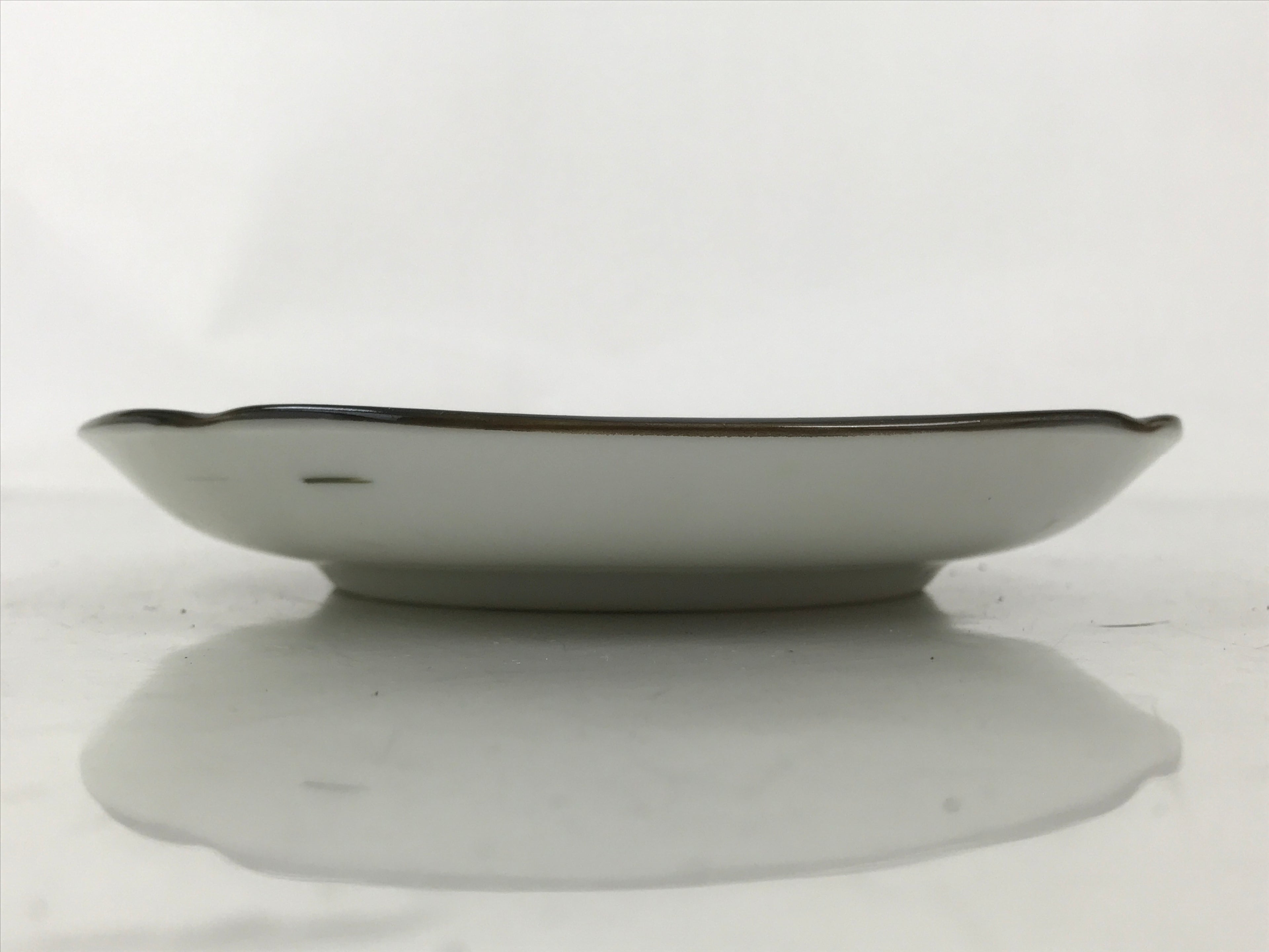 Japanese Porcelain Small Plate Kozara Vtg Sara Morning Glory Asagao Blue Y374