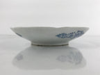 Japanese Porcelain Small Plate Kozara Vtg Sometsuke Peony Botan Blue White PY652