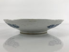 Japanese Porcelain Small Plate Kozara Vtg Sometsuke Peony Botan Blue White PY658
