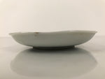 Japanese Porcelain Small Plate Mamezara Side Dish Chestnuts Kuri Blue White Y469
