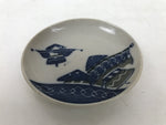 Japanese Porcelain Small Plate Mamezara Side Dish Sometsuke Blue Yajirobei Y433