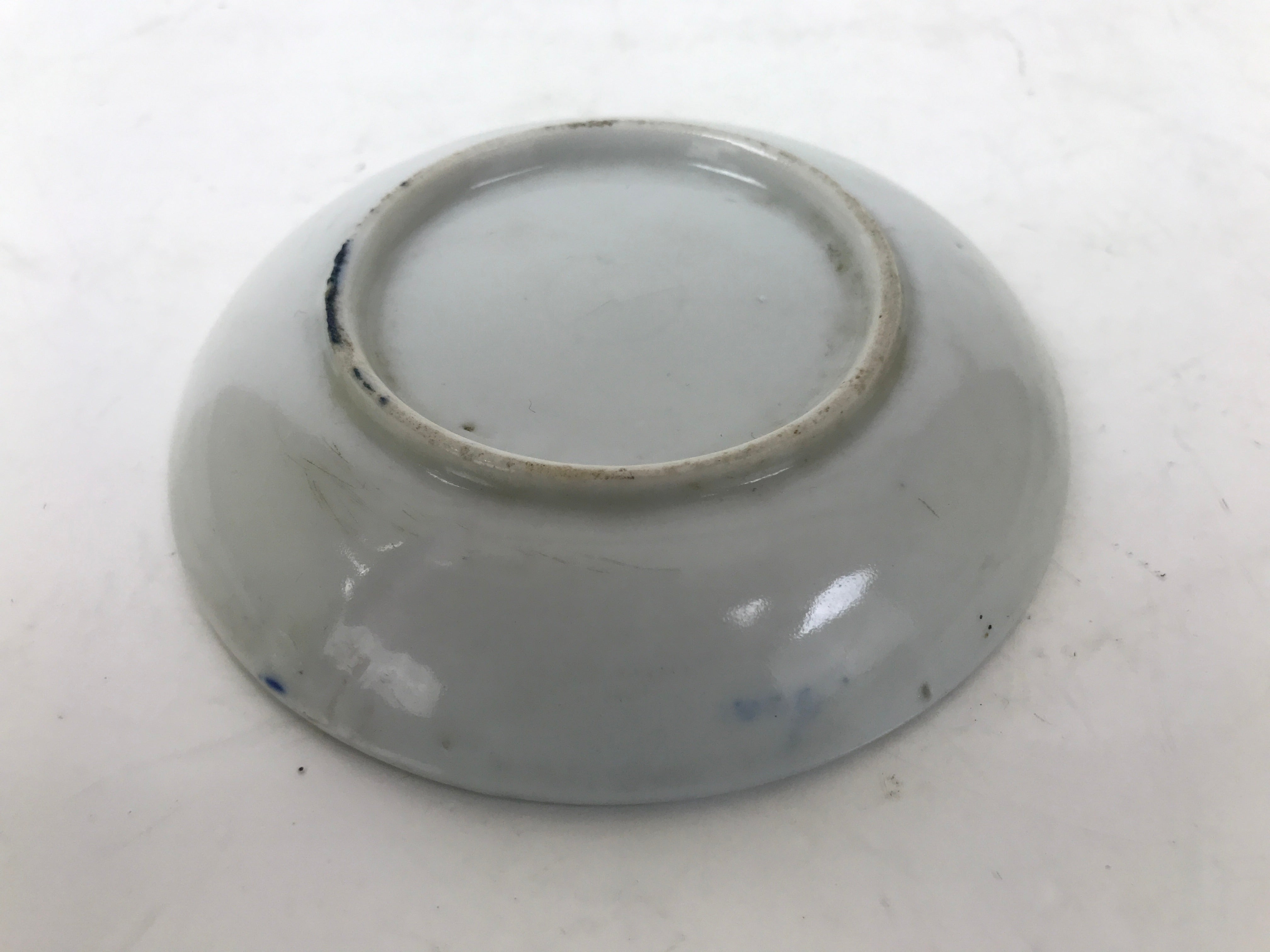 Japanese Porcelain Small Plate Mamezara Side Dish Sometsuke Blue Yajirobei Y434