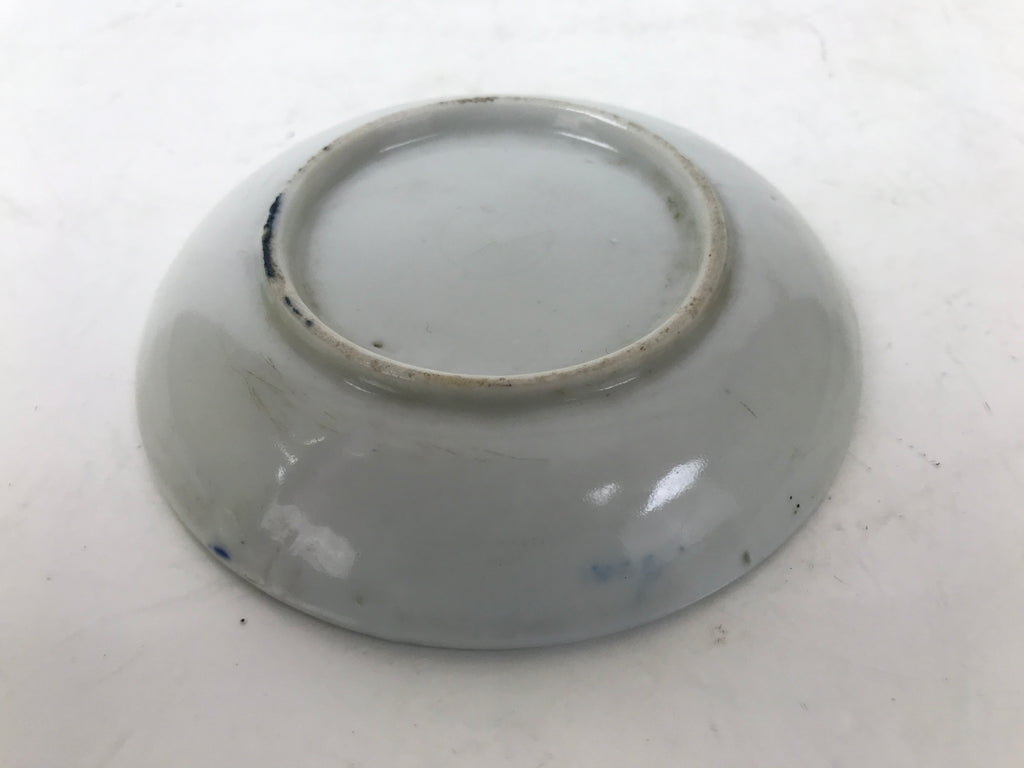 Japanese Porcelain Small Plate Mamezara Side Dish Sometsuke Blue Yajirobei Y434