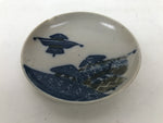 Japanese Porcelain Small Plate Mamezara Side Dish Sometsuke Blue Yajirobei Y435
