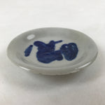 Japanese Porcelain Small Plate Mamezara Vtg Blue Sometsuke Shishi Lion PY634