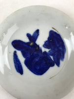 Japanese Porcelain Small Plate Mamezara Vtg Blue Sometsuke Shishi Lion PY635