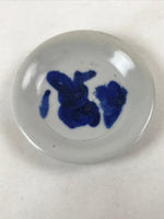 Japanese Porcelain Small Plate Mamezara Vtg Blue Sometsuke Shishi Lion PY638