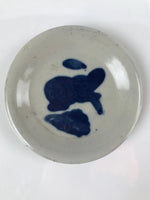 Japanese Porcelain Small Plate Mamezara Vtg Blue Sometsuke Shishi Lion PY804