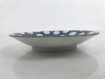 Japanese Porcelain Small Plate Mamezara Vtg Sara Ami Net Rope Blue White Y22