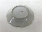 Japanese Porcelain Small Plate Mamezara Vtg Side Dish Pink Peony White Gold Y430