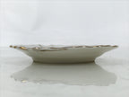 Japanese Porcelain Small Plate Mamezara Vtg Side Dish Pink Peony White Gold Y430