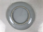 Japanese Porcelain Small Plate Mamezara Vtg Side Dish White Peach Momo Gold Y432