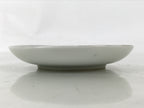 Japanese Porcelain Small Plate Mamezara Vtg Side Dish White Peach Momo Gold Y432