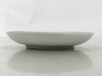 Japanese Porcelain Small Plate Mamezara Vtg Side Dish White Peach Momo Gold Y432