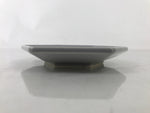Japanese Porcelain Small Serving Plate Meimeizara Hexagon Pine Tree Gray Y217