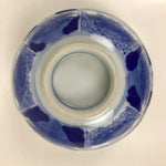 Japanese Porcelain Sometsuke Bowl Owan Vtg Pottery White Blue Floral Soup Y312