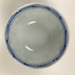 Japanese Porcelain Sometsuke Bowl Owan Vtg Pottery White Blue Floral Soup Y313