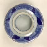 Japanese Porcelain Sometsuke Bowl Owan Vtg Pottery White Blue Floral Soup Y313