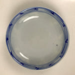 Japanese Porcelain Sometsuke Lidded Bowl Owan Vtg Pottery White Blue Floral Y301