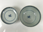 Japanese Porcelain Sometsuke Lidded Rice Bowl Owan White Blue Sea Village Y481